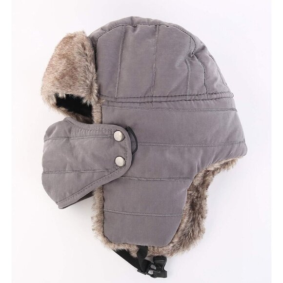 ⭐Men Trapper Hat Winter Russian Fur Hat Aviator Earflap Hat Windproof - Picture 3 of 6